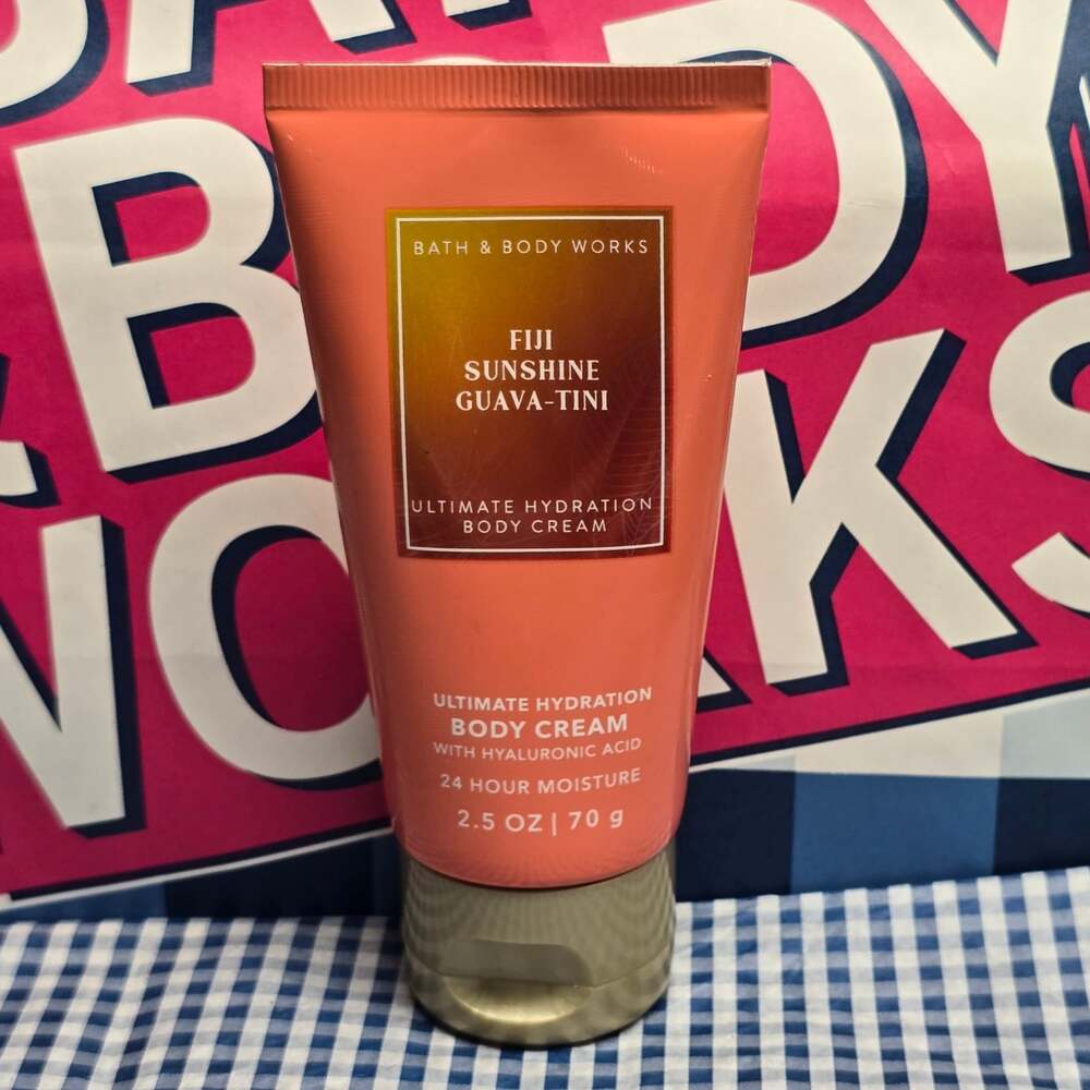 BBW Fiji Sunshine Guava-Tini Ultimate Hydration Body Cream 2.5 oz Travel Size